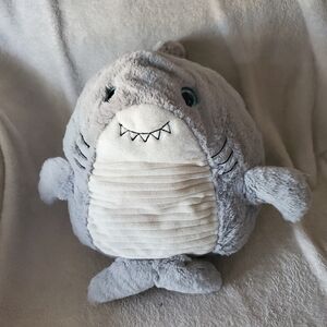Gray & White Shark Baby Shark Plush Toy Small Stuffed Animal Squishmallow Size